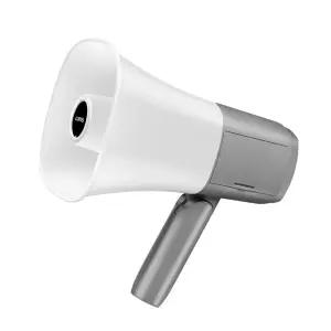 중형 메가폰 확성기 500m 고출력 멀티 USB C타입 충전 노이즈 녹음 스피커 시위 집회 체육대회 6시간사용응