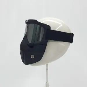 분리형 방풍 고글 마스크 미러실버 더 스키 라이 딩 바이크 스포츠 선글라스 편광 스글라스 자외선차단 자