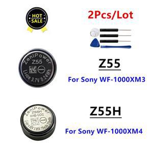 소니 WF-1000XM3 TWS 이어폰용 배터리 Z55H 2 개/로트