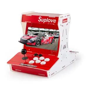 2인 레크로 게임기 옛날게임 고전 가정용 아케이드 레드