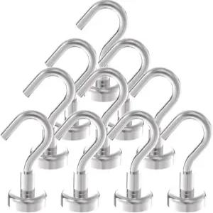 트썬 미니 마그네틱 후크 25파운드 자석 크루즈 선실 필수품 소형 헤비 듀티 강력 냉장고 걸이 교실 금속