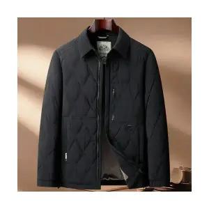 솔저스2 남성 칼라 패딩 가을 겨울 오리털 보온 방셔츠형 OPH4