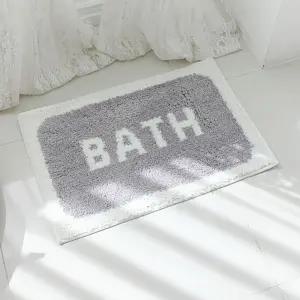 부드러운 BATH 바스매트 그레이발 화장실 주방 욕실 현관 싱크대 거실 디자인 인테리어