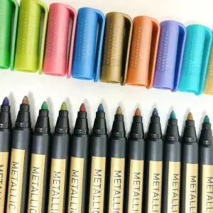 메탈컬러 20 마카펜 미술 학교 수업세트 렌더링 디자인용 보드 블랙커 마커 칼라 마카