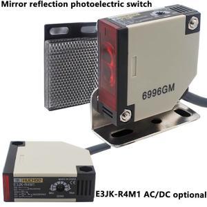포토센서 E3JK R4M1 DC 12 24V AC 90 250V 근접 스위치 2M 케이블이 있는 반사형 광전 센서