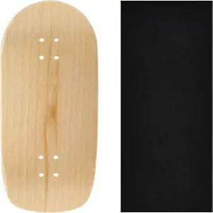 티크 튜닝 프리미엄 나무 핑거보드 데크 풀파티 크루저 모양 33.5mm x 94mm 사전 드릴링 구멍 다작 폼