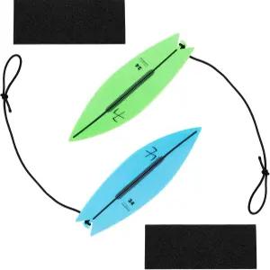 자동차 바람을 위한 헤테노요 미니 핑거 서핑보드 2종 핑거보드 유연성 운동기구 사무실 핑거팁 데크 보드