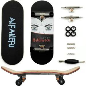 ALFAILEFU 프로 핑거보드 34mm 나무 보드 전문가용 핑거 스케이트보드 트럭 CNC 휠 베어링A681