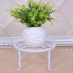 철제 화분받침대 엔틱 원형 인테리어화분선반