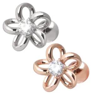 [미니아트] 써지컬 스틸 플라워 볼륨 꽃 패션 피어싱 한쪽