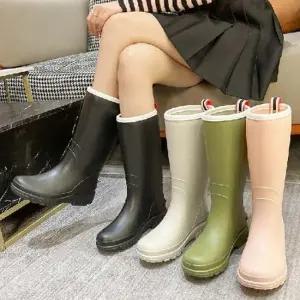 비올때 장마 여성 롱 레인부츠 장화 패션 부츠 신