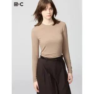 유니클로 UNIQLO 히트텍캐시미어블렌드크루넥T(긴팔)엑스트라웜