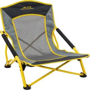 팔을 가진 성인을 위한 ALPS 등산 랑데부 로우 캠핑 의자 쿨 메시 센터 파우더 코팅 스틸 프레임 컴팩트