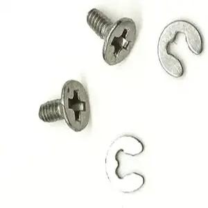 JMXLDS New 3DS/New 3DS XL/LL 본체용 교체용 배터리 커버 나사 볼트 와셔