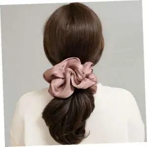 [콩심팥심]머리끈 엔젤슈슈샤이닝셔링곱창밴드(인디핑크)머리끈