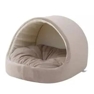 강아지 동글 하우스 브라운 대형 1P 고양이 숨숨집 WF6417C
