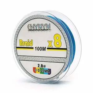 스트롱 8합사 낚싯줄 2호 100m 문어낚시 오색합사줄
