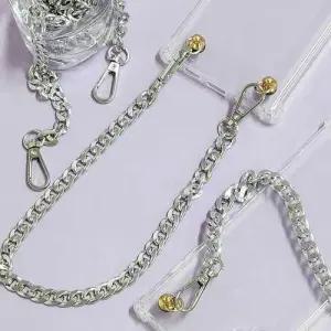 핸드백 체인 스트랩 40cm 실버 가방체인줄 체인백 WEC9F43