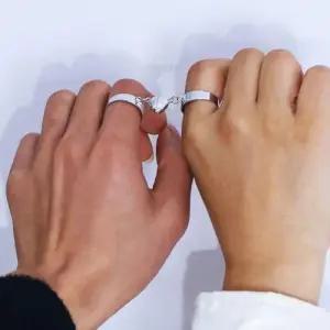 자석커플링 패션링 하트모양 자석하트반지 커플포인트링 WFISLBH