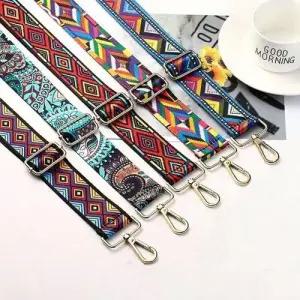 어깨끈 가방스트랩 교체 컬러풀 크로스 숄더 가방끈 WEC85F7