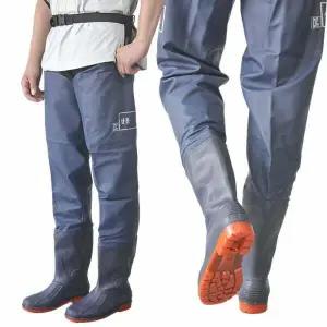 허벅지까지 슈마켓 오는 수중장화 290mm 교통안전우의