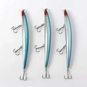 롱샷 플로팅 미노우 루어 3p세트 농어 빅베이트 18cm