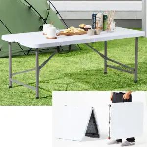 야외 캠핑 행사 매대 접이식 1200 플라스틱 테이블 정원 편의점 이동식 축제 간이