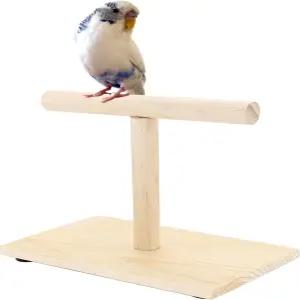 필홈 버드 농어 스탠드 트레이닝 휴대용 테이블탑 플랫폼 앵무새 새장 장난감 체육관 액세서리 코뉴어 마코