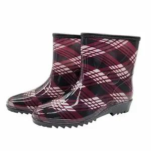 단장화 여자용 체크 235mm 슈마켓 정육업장화 수산업