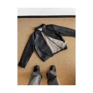 남자 항공 점퍼 하운드투스 가죽 코트 가을 겨울 양면 빈티지 터틀 재킷 원픽4