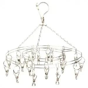 (제품선택 원형 20P 라이너)스텐 빨래집게 건조대 원형20P 라이너 양말 속옷걸이