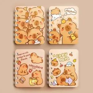 (선택 카피바라 스프링수첩(1p))카피바라 스프링 수첩 4종 라인 노트 메모 학원선물