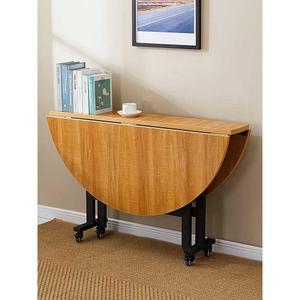 원형 접이식 벽식탁 호텔 둥근 원룸테이블 스톤 주방 1m 화이트 L자형