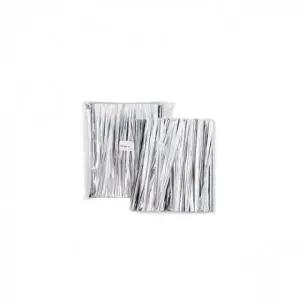 ( )선물꾸러미빵끈 포장끈 철심끈 철사끈 컬러타이 실버 10cm 500p