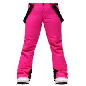 여성용 스키복 바지 슬림핏 여성스키바지