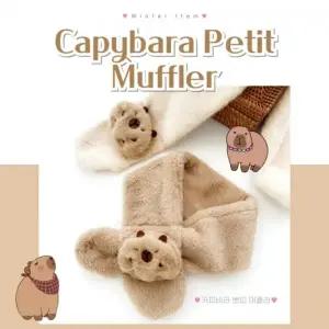 [별별창고]G 목도리 카피바라 쁘띠 머플러 페이크퍼 짧은목도리