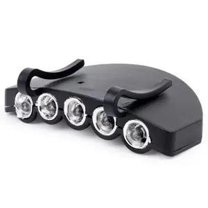 LED 캡라이트 5구 클립형 헤드랜턴 낚시 후레쉬모자 미니LED후레쉬