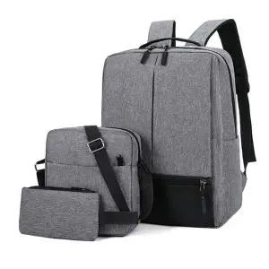 [하프클럽/]USB포트 데일리백팩 미디백 파우치 3종 학생 여행가방