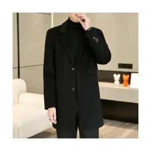 포뇨2 남성 추동 리버시블 울 코트 하프 모직 캐주얼 OPH4
