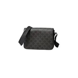 트리옹프 캔버스 크로스백 블랙 남성 111592ETH 38SI