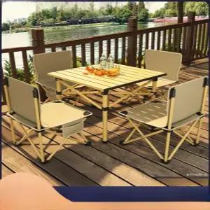 접이식 캠핑 테이블 의자 야외 테라스 간이 식탁세트