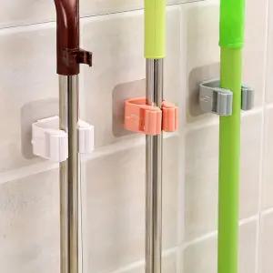 다용도 봉걸이 부착형 거치대 봉걸이 막대걸레걸이 마포걸래걸이 우산걸이