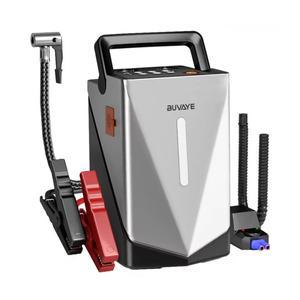 BUVAYE 12000mAh 자동차 점프 스타터 공기 펌프 팽창기/수축기 바베큐 송풍기 배터리 부스터 풍선 보조베터