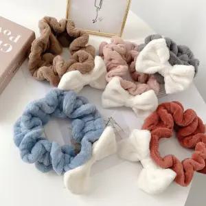 키밍 세안 리본 헤어밴드 샤워밴드 머리띠 세안밴드/목욕/고급/귀여운/세수/디자인/헤어/수건/머리/밴드