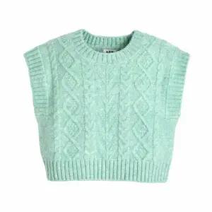 컬리수 HC04 소프트컬러니트베스트 아동 카즈 초등 겨울 여아 여자아이 조끼 티셔츠