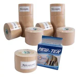 국산 뉴텍스 12롤 5cmX 5m 근육테이프 스포츠테이핑 키네시올로지 테이핑요법