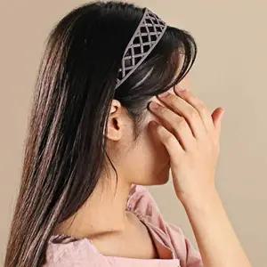 메쉬헤어밴드 포인트머리띠 헤어머리띠 여성머리띠
