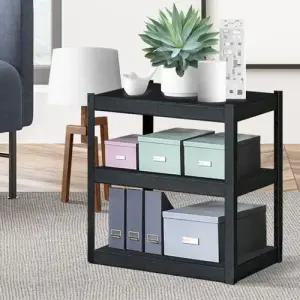 고릴라랙 800 3단 90 무타공선반 다용도실 발코니 렉 WECD7BE