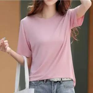 여성 스판 쿨링 시원시원한 빅사이즈 쫀쫀 반팔티