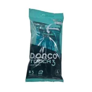 도루코 터치 쓰리 면도기 4P 일회용 3중날용 윤활밴드 WEE94DD